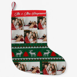 Meia De Natal Pequena Feriado de Natal Elegante Ugly Sweater