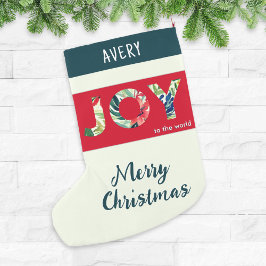 Meia De Natal Pequena Festa de Alegria Para o Mundo Moderno