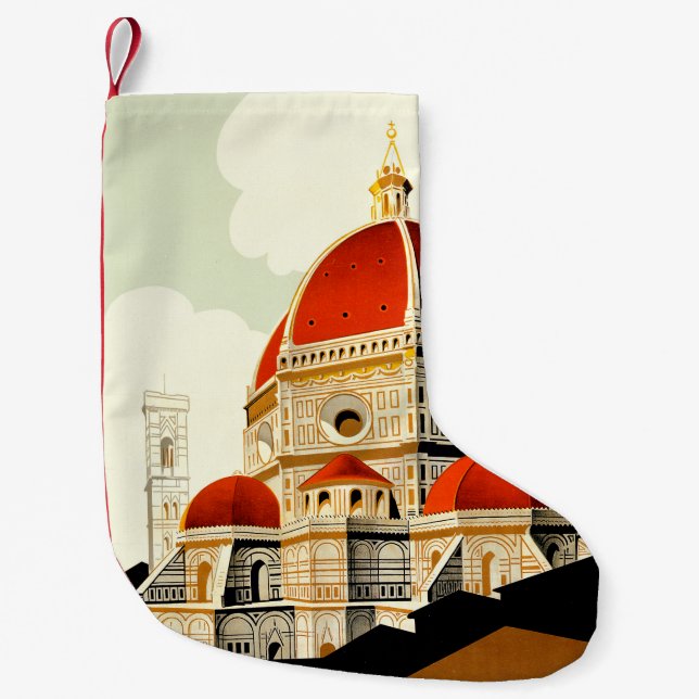 Meia De Natal Pequena Firenze (Frente)