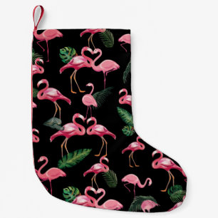 Meia De Natal Pequena Flamingos Love Standard 4