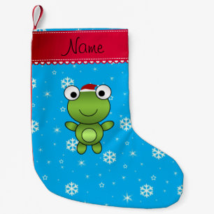 Meia De Natal Pequena Flocos de neve conhecidos personalizados dos