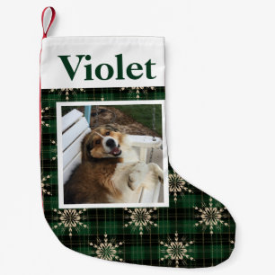 Meia De Natal Pequena Flocos de neve de Natal Crianças Divertidas ou Pet