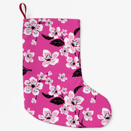 MEIA DE NATAL PEQUENA FLOR DE CEREJEIRA - SAKURA (ROSA)