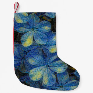 Meia De Natal Pequena Flores sonhadoras no estilo de arte Vincent Van Go