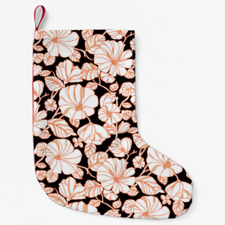 Meia De Natal Pequena flower art design