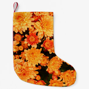 Meia De Natal Pequena Flowers bloom background