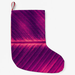 Meia De Natal Pequena Folha de abstrato Palm: Veia Tonelada