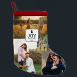 Meia De Natal Pequena Foto da Família Joy Christmas Collage Xmas Stocks<br><div class="desc">Capture o espírito do Natal com nossa Família Foto Joy Natal Collage Xmas Stocking, uma alegre adição à sua coleção de meias de Natal Feliz. Esta dádiva é projetada para celebrar o amor e a união de sua família, fazer-a uma manutenção acarinhada que incorpore a verdadeira essência da estação. Feito...</div>