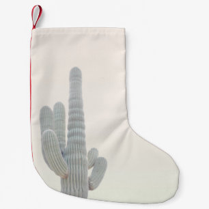 MEIA DE NATAL PEQUENA FOTO DA PLANTA CACTUS CINZA