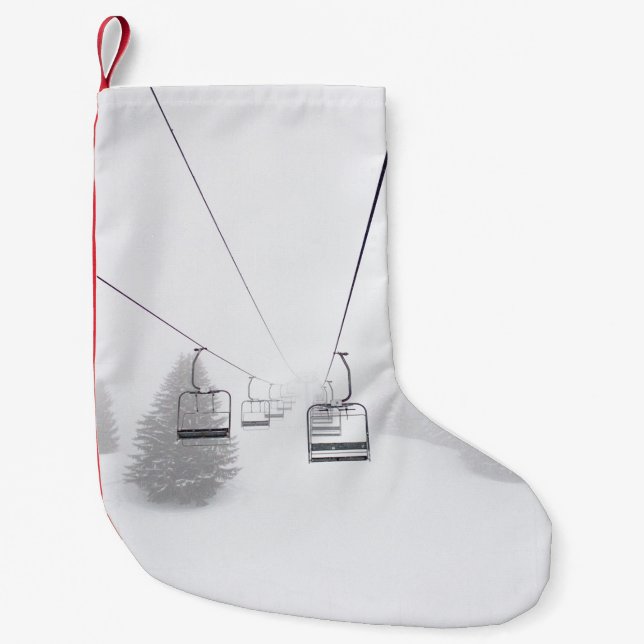 MEIA DE NATAL PEQUENA FOTOGRAFIA DO CARRO-CABO (Frente)