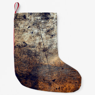 Meia De Natal Pequena Fratura da angústia de textura