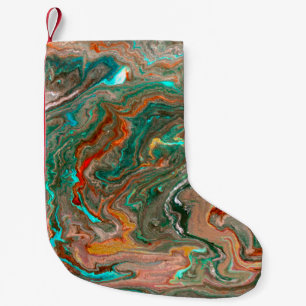 Meia De Natal Pequena Fundo abstrato acrílico mármore. Marbling ardois