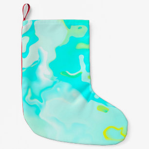 Meia De Natal Pequena fundo de nuvem macia de abstrato em cor pastel