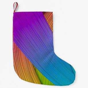 Meia De Natal Pequena fundo de onda abstrato. 3D ilustração.3d, 3d i