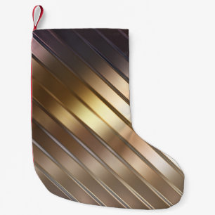 Meia De Natal Pequena Fundo ouro de abstrato de diagnóstico elegante.