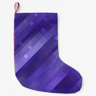 Meia De Natal Pequena Fundo violeta brilhante abstrato com glos