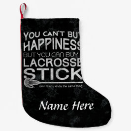 Meia De Natal Pequena Funny Lacrosse Design de Natal Stocks