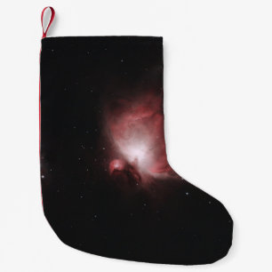 MEIA DE NATAL PEQUENA GALÁXIA VERMELHA E PRETA COM ESTRELAS