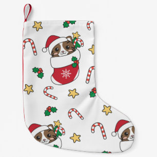 Meia De Natal Pequena Gatos De Noite De Natal