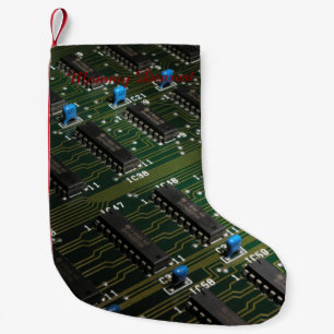 Meia De Natal Pequena Geekery eletrônico