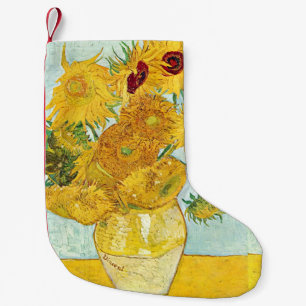 Meia De Natal Pequena girassol por Vincent van Gogh, impressionista p do