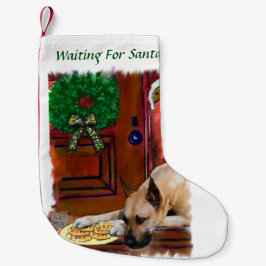 Meia De Natal Pequena Grande Dane (Fawn) Natal