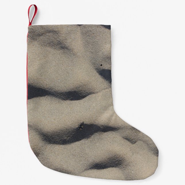 Meia De Natal Pequena Gray sand (Frente)
