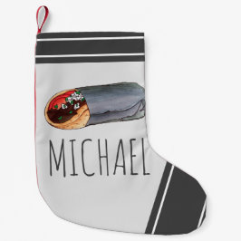 Meia De Natal Pequena Grego Gyro Pita Meat Sandwich Comida mediterrânica