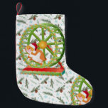 Meia De Natal Pequena hamster do xmas santa claus<br><div class="desc">"xmas santa claus hamster", "gerbil xmas", "hamster xmas", "gerbil christmas", "santa claus gerbil", "papais noeis gerbil", "christmas feios", "santa claus hamster", "papais noeis hamster", "hamster christma"</div>