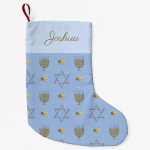 Meia De Natal Pequena Hanukkah Stocking