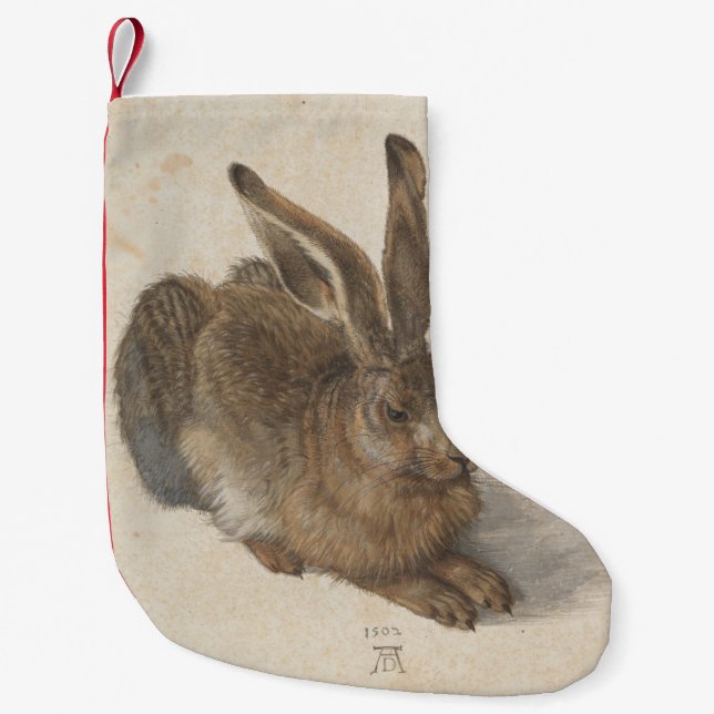 Meia De Natal Pequena Hare (por Albrecht Dürer) (Frente)