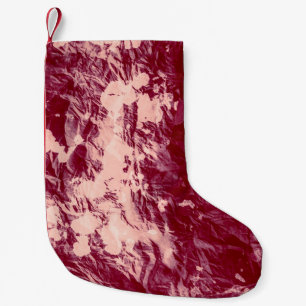 Meia De Natal Pequena Hippie Tie Dye. Retro Shape Kids. Trendy Spiral Wa