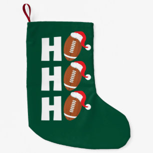 Meia De Natal Pequena Ho Ho Ho Futebol Humor Divertido da Temporada de