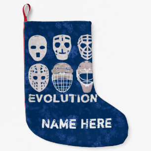 Meia De Natal Pequena Hockey Goalie Máscaras Evolution Natal Stocks