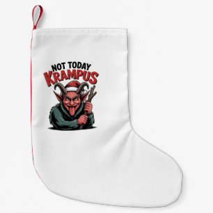 Meia De Natal Pequena Hoje não é o Natal do Krampus Mau Krampus