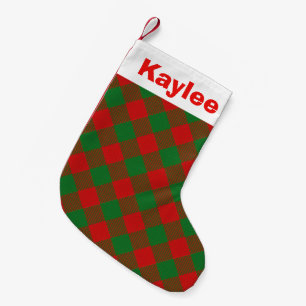 Meia De Natal Pequena Holiday Charm Clan Moncreiffe Tartan