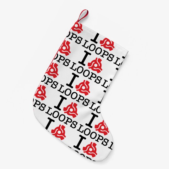 Meia De Natal Pequena I 45 Loops de adaptador (Frente (Pendurada))