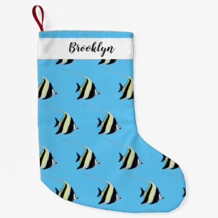 Meia De Natal Pequena Idiota de desenho animado