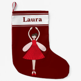 Meia De Natal Pequena ilusima Laura Ballerina Fairy Christmas Special