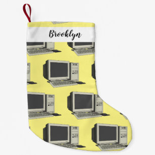 Meia De Natal Pequena Ilustração de desenho animado de computador