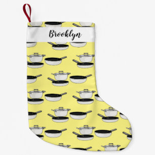 Meia De Natal Pequena Ilustração de desenho animado de conjuntos de cook