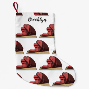 Meia De Natal Pequena Ilustração de desenho animado de Ham