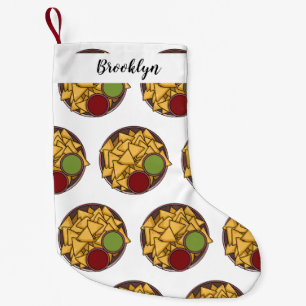 Meia De Natal Pequena Ilustração de desenho de Nachos