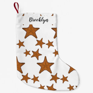 Meia De Natal Pequena Ilustração de desenho de Starfish