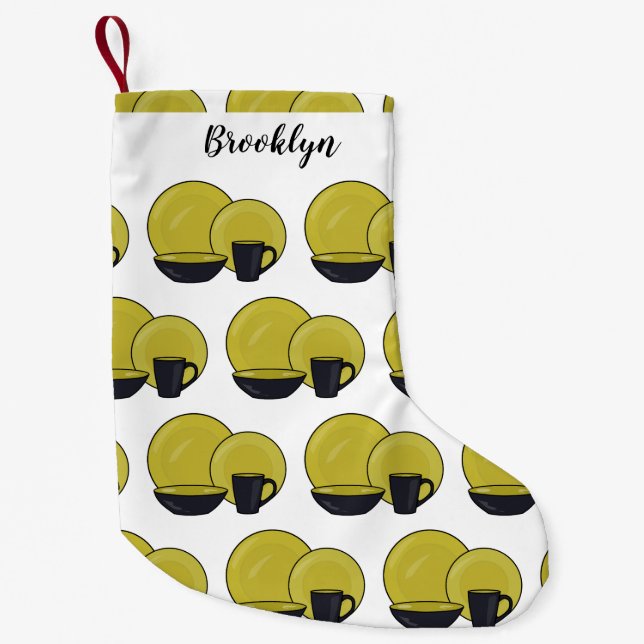 Meia De Natal Pequena ilustração do desenho de desenho de tabela (Frente)