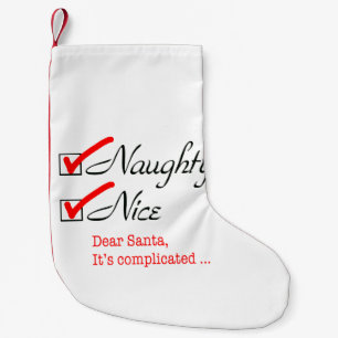 Meia De Natal Pequena Impertinente & agradável