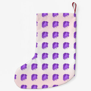 Meia De Natal Pequena ITD Blurberries e creme