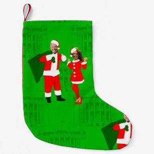 Meia De Natal Pequena joe biden papais noeis kamala harris Natal
