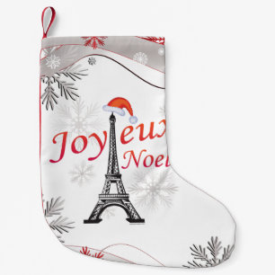 Meia De Natal Pequena Joyeux Noel