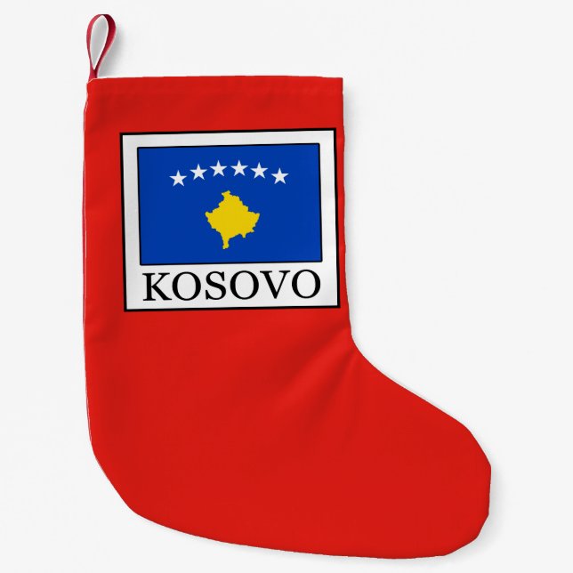 Meia De Natal Pequena Kosovo (Frente)